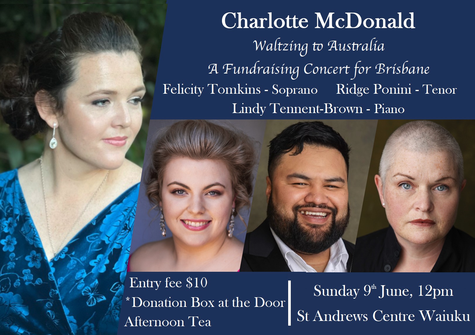 Charlotte McDonald concert St Andrews